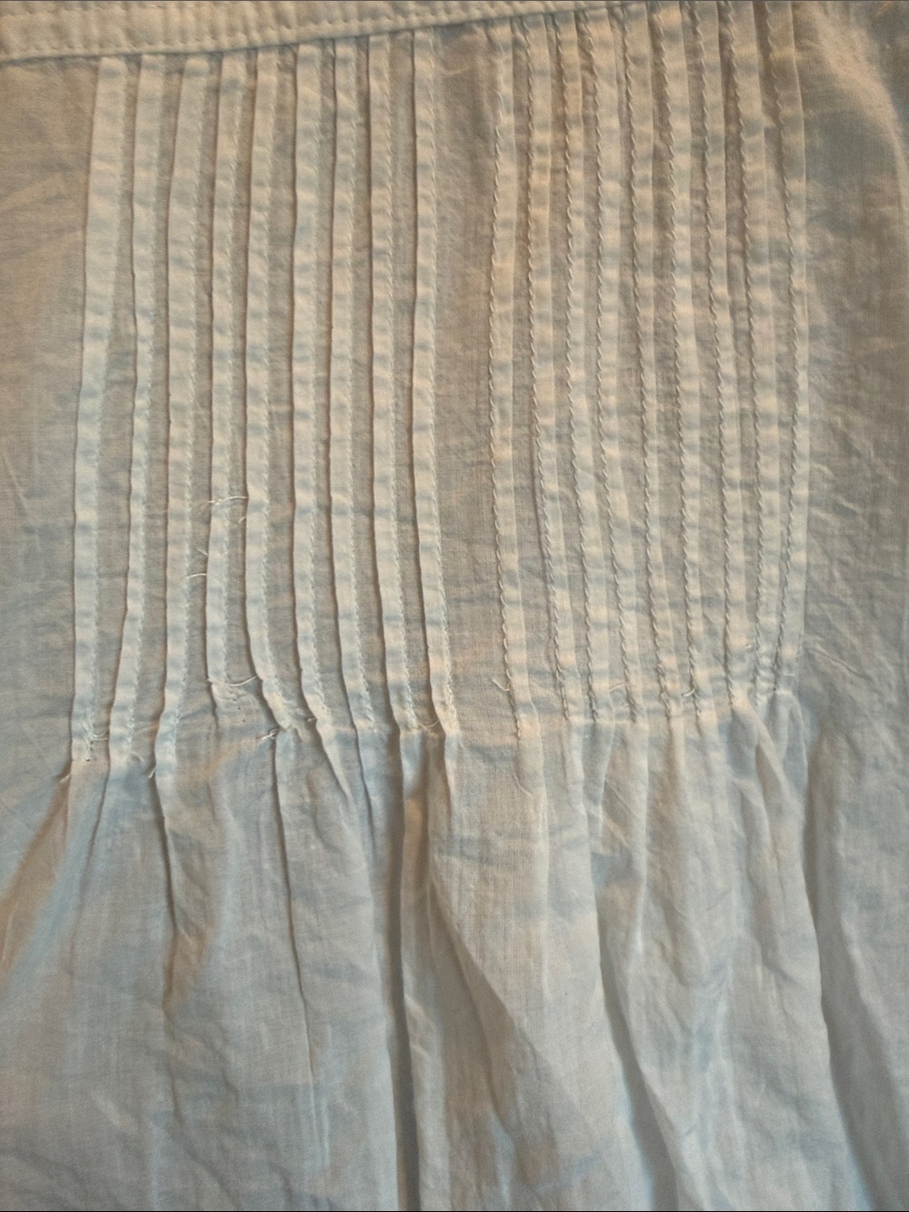 Free people White Lace-Trim Peasant Blouse - Picture 6 of 6